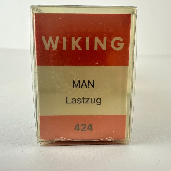 Vintage Wiking MAN Lastzug Model Truck Die-Cast HO Scale Elbe Obst - Picture 4 of 5